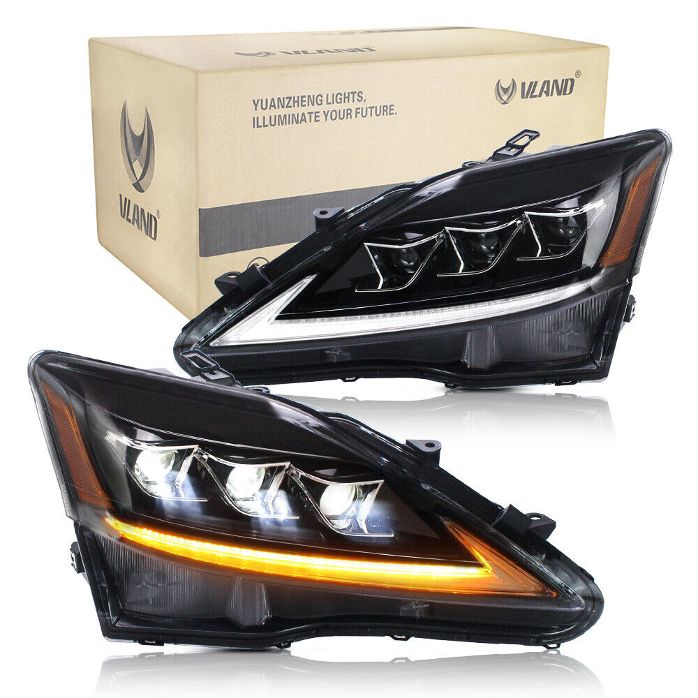 NEU Scheinwerfer Frontscheinwerfer für Lexus IS250 IS350 ISF 2006-2012 Voll LED Projektor