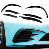 6x Front Stoßstange Aero Kits Flaps Fins für Mercedes W205 S205 C205 AMG Line 2019+