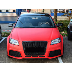 Wabengrill Kühlergrill Front Grill Schwarz für AUDI A3 8P S3 2008-2013 fg86