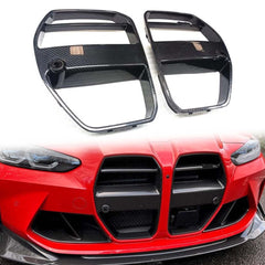 NEU 100% Carbon Front Stoßstange Grill Gitter Kühlergrill Passend für M3 G80 M4 G82 G83 2021+