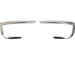 Reflektorrahmen Nebelscheinwerfer für Dacia Duster 2018-2023 2 tlg Edelstahl