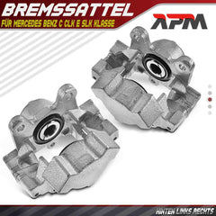 2x Bremssattel hinten L+R für Mercedes Benz C W202 S202 CLK C208 E W210 SLK R170