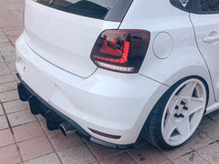 Heckdiffusor Heckansatz Diffusor Heckschürze für VW Polo V 6R 6C GTI 2009-2017