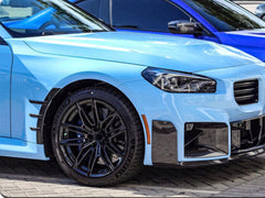 NEU Vorne Lufteinlässe Lufthutze Bodykit Aero Flaps Echt Carbon Passend für M2 G87 ab 2023