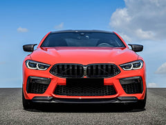 Frontgrill Kühlergrill Doppelsteg Grill Nieren Schwarz Glanz Passend für 8er G14 G15 G16 ab2018