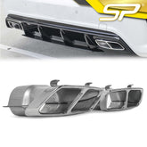 Auspuffblenden Endrohrblende Chrom für Mercedes Benz A Klasse W176 CLA C117 W117 CLA 45 AMG 2012-2018 et31