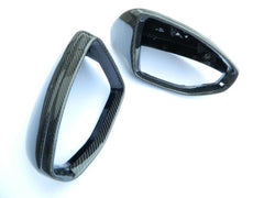 Spiegelkappen Außenspiegel Carbon Fiber für AUDI A6 C8 A7 4K Ab 2018 OHNE SideAssist