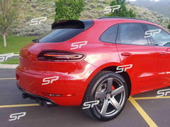 Sport Auspuff Auspuffblenden Endrohre Schwarz GTS Optik für Porsche Macan S 95B 3.0L 2014-2024 et146