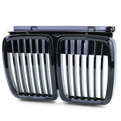 NEU Sport Kühlergrill Frontgrill Grill Schwarz Glanz Passend für 3er E30 Limousine Touring 1982-1994