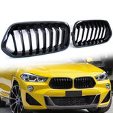 Kühlergrill Frontgrill Nieren Grill Schwarz Glanz Passend für X2 F39 2018-2023