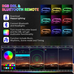 LED Scheinwerfer Für Dodge Charger 2011-2014 Frontscheinwerfer