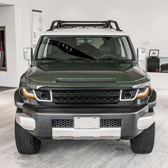 LED Paar Scheinwerfer für Toyota FJ Cruiser mit schwarzem Grill 2007-2014