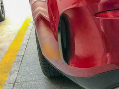 Schwarz Heck Stoßstange Flossen Flaps für Mercedes Benz E Klasse C238 Coupe AMG Line E53 AMG 2017+ pz24