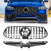 NEU Kühlergrill Grill Chrom GT Panamericana für Mercedes GLE V167 W167 AMG Line ab 2023
