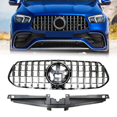 NEU Kühlergrill Grill Chrom GT Panamericana für Mercedes GLE V167 W167 AMG Line ab 2023