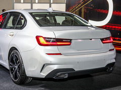 NEU Chrom Endrohre Auspuff Blenden Passend für 3er G20 G21 G28 M Sport 2019-2022 et234