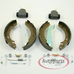 NEU 203mm Bremstrommel ABS Ringe Radlager Bremsbacken hinten für Ford Fusion 2002-2012