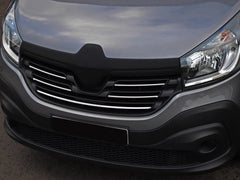 Für Renault Trafic 3 Kühlergrill Leisten 2015-2019 5 tlg Edelstahl Grillleisten