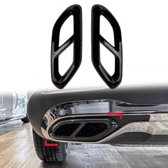 NEU Auspuffblenden Endrohre Abdeckung Endschalldämpfer Rahmen für Mercedes GLC X254 AMG-Line ab 2022