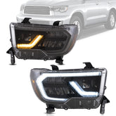 LED Scheinwerfer Frontscheinwerfer für Toyota Tundra 2007–2013 Toyota Sequoia 2008–2020