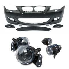 NEU Front Stoßstange Nebelscheinwerfer Tagfahrlicht für BMW 5er E60 Facelift 2003-2010