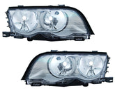Scheinwerfer Set für BMW 3er E46 Limo Touring 1998-2001 Titanium H7 Halogen