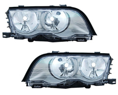 Scheinwerfer Set für BMW 3er E46 Limo Touring 1998-2001 Titanium H7 Halogen