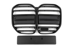 Kühlergrill Nieren Grill Matt / Glänzend Schwarz Passend für 4er G22 G23 Coupe Cabrio 2020+