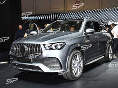 Flossen Flics & Flaps Vorne Schwarz für Mercedes GLE V167 C167 mit AMG Line ab 2019 pz34