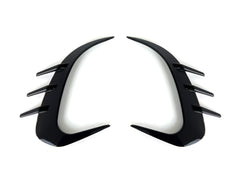 Schwarz Heck Stoßstange Areo Flaps Flossen für Mercedes GLC X254 AMG-Line ab 2022 pz68