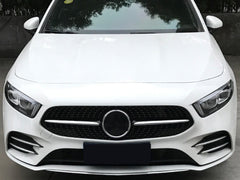 Nebelscheinwerfer Leisten Blenden Abdeckung Chrom für Mercerdes A-Klasse W177 V177 AMG Line 2018-09.2022