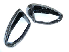 Spiegelkappen Außenspiegel Carbon Fiber für AUDI A6 C8 A7 4K Ab 2018 OHNE SideAssist