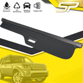 Für Land Rover Discovery 3 & 4 2004-2017 Schwarz Laderaumabdeckung Abdeckrollo Rollo