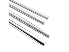 Fensterleisten für VW Polo VI ab 2017 4 tlg Edelstahl Zierleisten Silber