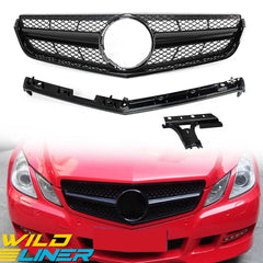 Schwarz Grill Kühlergrill Frontgrill für Mercedes E Kl. C207 A207 vor MOPF 09-13