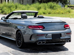 NEU Chrom Auspuffblenden Auspuff Endrohr für Mercedes Benz C Klasse W205 C63 C63s AMG ab19 et260