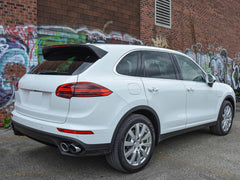 Auspuff Auspuffblenden Endrohre Chrom für Porsche Cayenne 92A V6 2014-2017