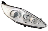 NEU Halogen Scheinwerfer links / rechts Chrom für Ford Fiesta MK7 2008-2012 H1 H7 mit E-Prüfzeichen