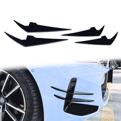 Front Stoßstange Flaps Flics Flossen Schwarz Passend für 3er G20 G21 LCI 330i M340i ab 2022