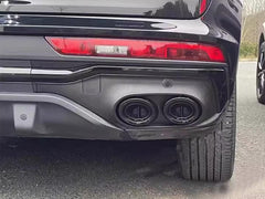 NEU Diffsuor Auspuffblende Endrohre Schwarz für Audi Q5 S Line SQ5 2021-2023