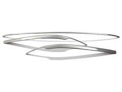 Stoßstange Leiste für VW Tiguan 2 ab 2016 Stoßstangenleiste Edelstahl Zierleiste