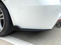 Heck Splitter Spoiler Ecken Ansätze Schwarz Passend für 3er F30 F31 Sport Paket 2013-2019