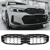 Kühlergrill Frontgrill Grill Schwarz Passend für G20 Limousine G21 Touring LCI 2022+