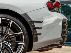 NEU Heck Lufteinlässe Lufthutze Bodykit Aero Flaps Echt Carbon Passend für M2 G87 ab 2023