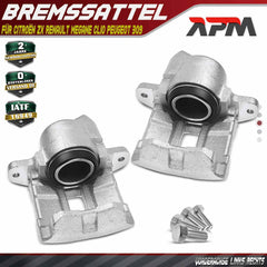 2x Bremssattel Vorne L+R für Citroën ZX Renault Megane Clio Peugeot 309 Dacia