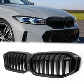 Kühlergrill Frontgrill Grill Schwarz Glanz Passend für 3er G20 Limo G21 Touring LCI ab 2022