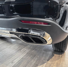 NEU Auspuffblenden Endrohre Abdeckung Endschalldämpfer Rahmen für Mercedes GLC X254 AMG-Line ab 2022