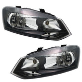 NEU Halogen Scheinwerfer Set für VW Polo 6R 2009-2014 H4 mit E-Prüfzeichen