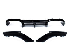 Diffusor Heckdiffusor Glanz Schwarz Passend für M2 F87 Coupe 2-Türer 2015-2018 OHNE ABE