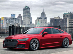 Lüftungsgitter Nebelscheinwerfer Blenden Gitter Schwarz für Audi A7 C8 S Line S7 18+